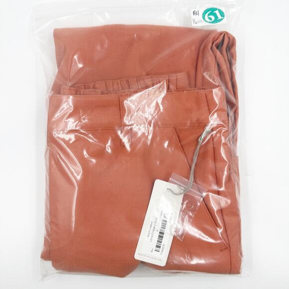 brochu walker Lena Cropped Pant TGR4270 in Rio Salmon Brick Rust Small S NEW - Picture 6 of 6